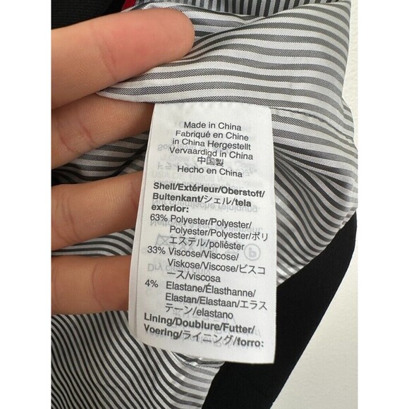 J. Crew Schoolboy Blazer Two Button Black Classic Work Women's Size Small K2899 - Picture 6 of 10